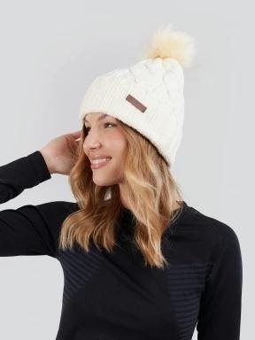 Fundango Renna Beanie damski czapka z pomponem biały 3