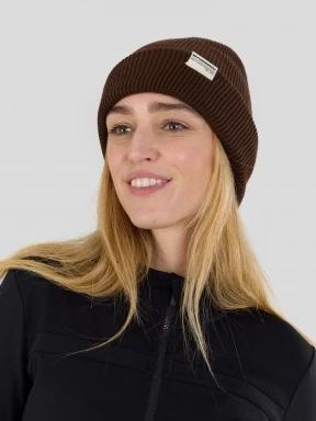 Fundango Tara Beanie czapka robiona na drutach brąz 3