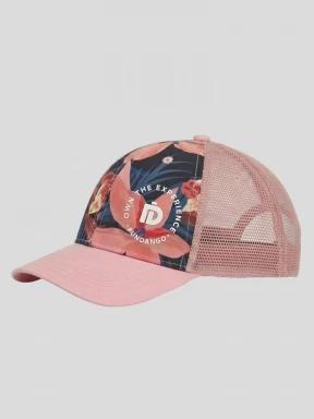 Fundango Sedum Trucker Cap damski czapka z daszkiem różowy 1