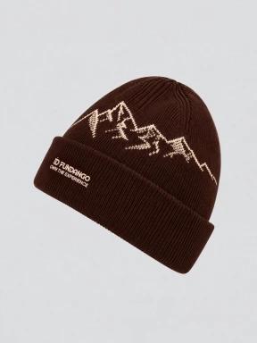 Fundango Hill Beanie czapka robiona na drutach biały 1