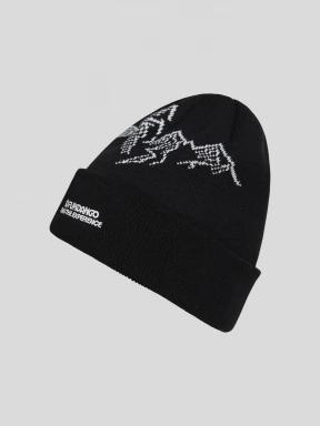 Fundango Hill Beanie czapka robiona na drutach czarny 1