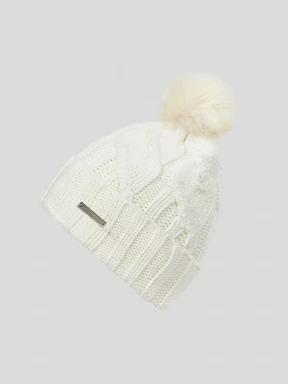 Fundango Renna II Beanie damski czapka robiona na drutach biały 1