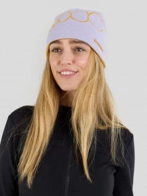 Fundango Ace Beanie czapka robiona na drutach fiolet 1