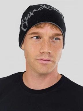 Fundango Ace Beanie czapka robiona na drutach czarny 1