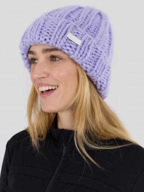 Fundango Astrid Beanie czapka robiona na drutach fiolet 3