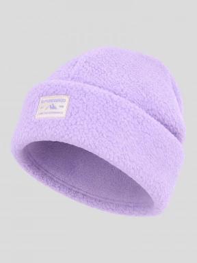 Fundango Zeo Fleece Beanie czapka robiona na drutach fiolet 1