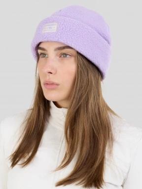 Fundango Zeo Fleece Beanie czapka robiona na drutach fiolet 3