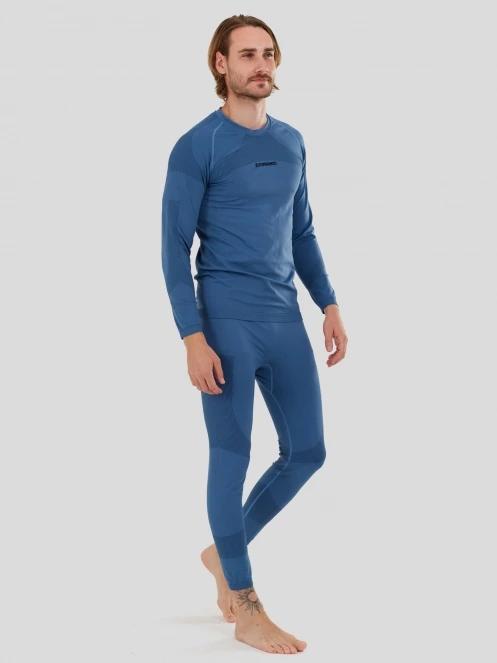 Fundango Seamless Baselayer Set męski komplet bielizny ciemnoniebieski 4