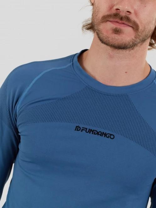 Fundango Seamless Baselayer Set męski komplet bielizny ciemnoniebieski 5