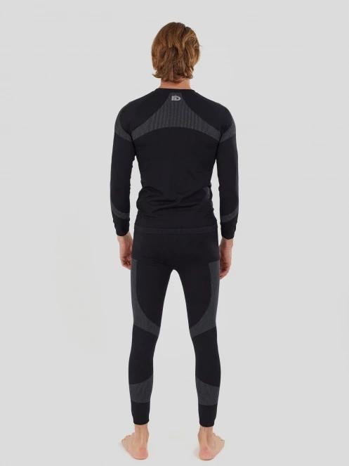 Fundango Seamless Baselayer Set męski komplet bielizny czarny 3