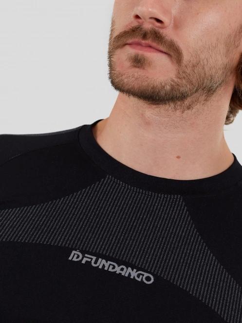Fundango Seamless Baselayer Set męski komplet bielizny czarny 4