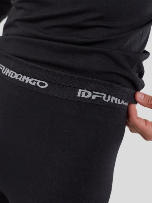 Fundango Seamless Baselayer Set męski komplet bielizny czarny 5