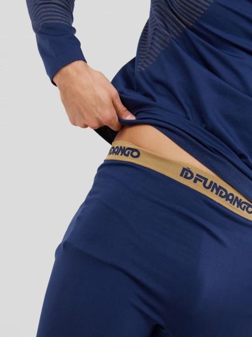 Fundango Seamless Baselayer Set męski komplet bielizny ciemnoniebieski 6