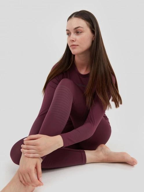 Fundango Seamless Baselayer Set damski komplet bielizny fiolet 6