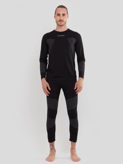 Fundango Seamless Baselayer Set komplet bielizny czarny 3