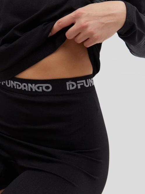 Fundango Seamless Baselayer Set komplet bielizny czarny 9