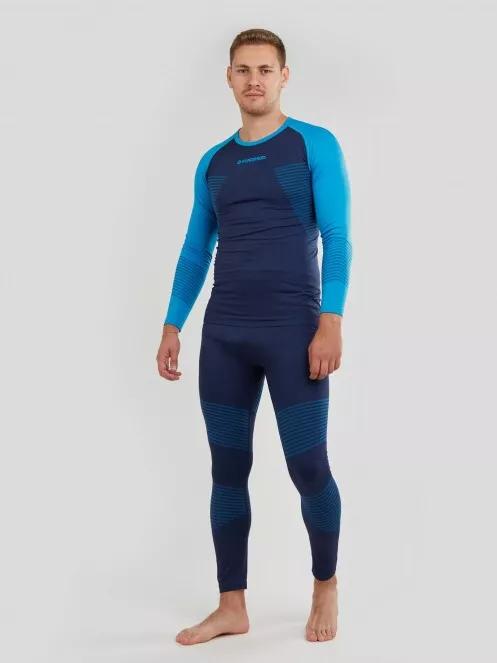 Fundango Seamless Baselayer Set męski komplet bielizny niebieski 2