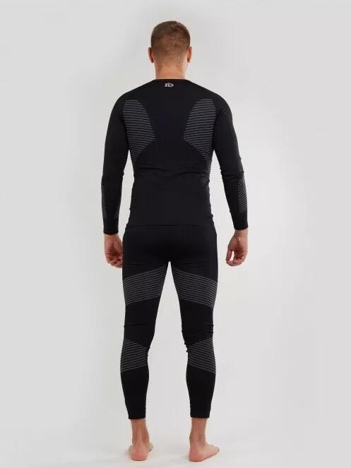 Fundango Seamless Baselayer Set męski komplet bielizny czarny 3