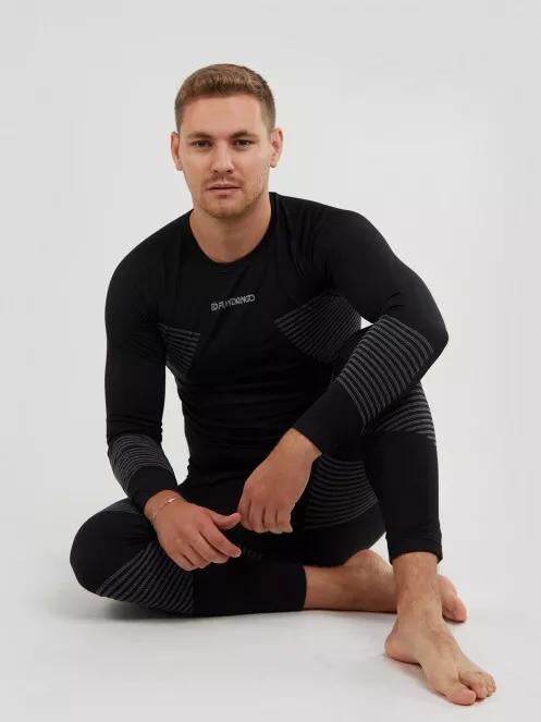 Fundango Seamless Baselayer Set męski komplet bielizny czarny 5