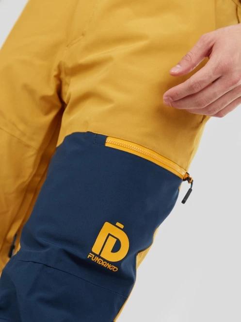 Fundango Teak Pants męski spodnie narciarskie brąz 6