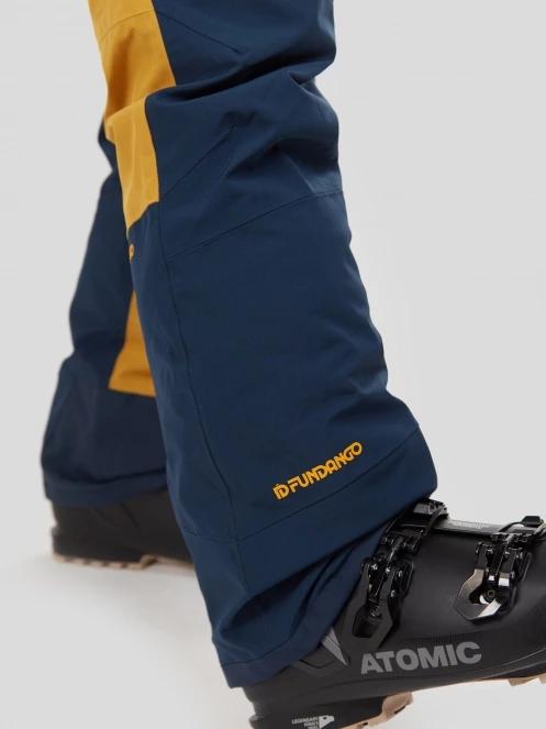 Fundango Teak Pants męski spodnie narciarskie brąz 8