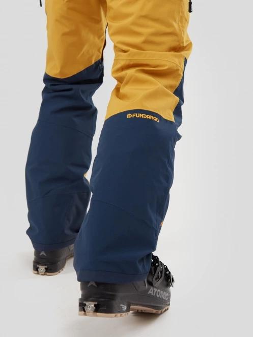 Fundango Teak Pants męski spodnie narciarskie brąz 9