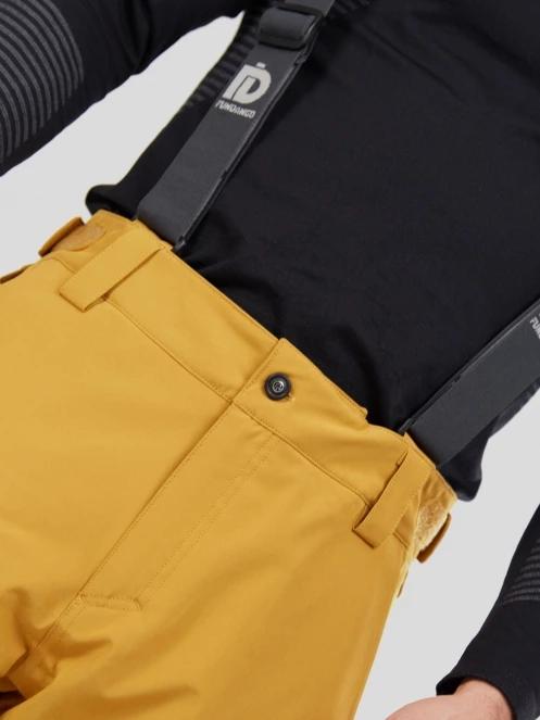 Fundango Teak Pants męski spodnie narciarskie brąz 10