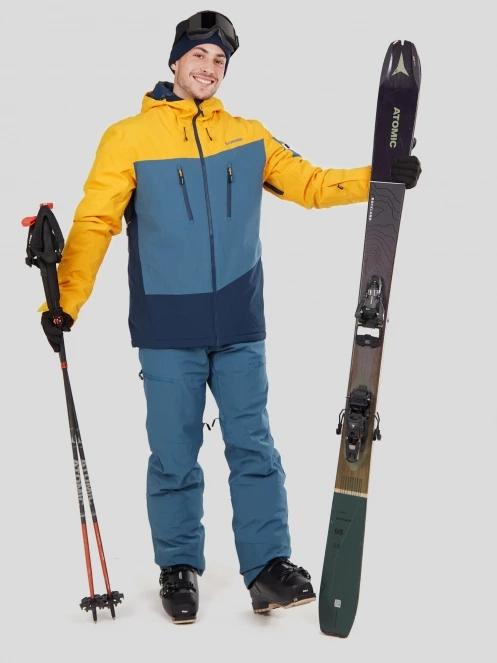 Fundango Teak Pants męski spodnie narciarskie ciemnoniebieski 4