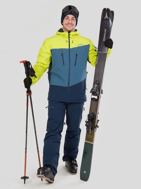 Fundango Teak Pants męski spodnie narciarskie niebieski 4