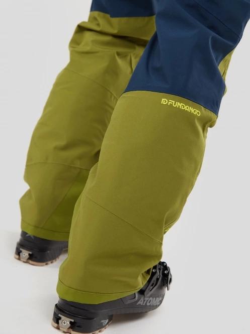 Fundango Teak Pants męski spodnie narciarskie oliwka 7