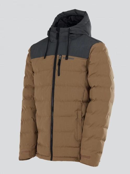 Fundango Passat Padded Jacket męski pikowana kurtka przejściowa brąz 8
