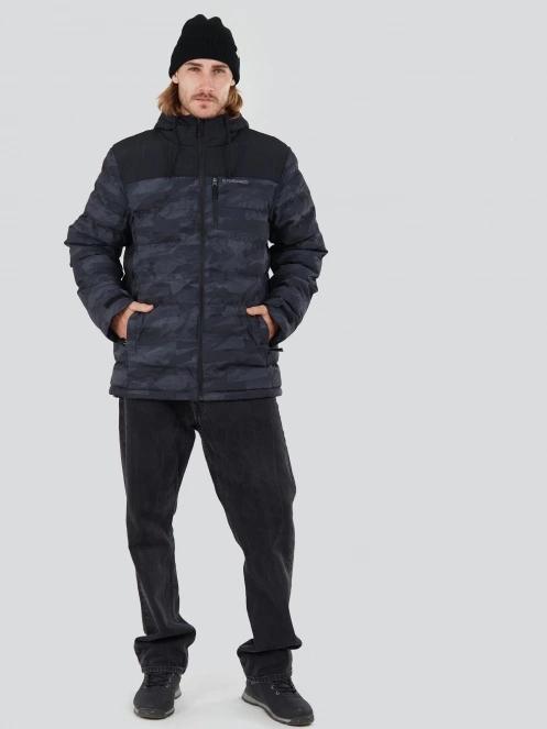 Fundango Passat Padded Jacket męski pikowana kurtka przejściowa szary 4