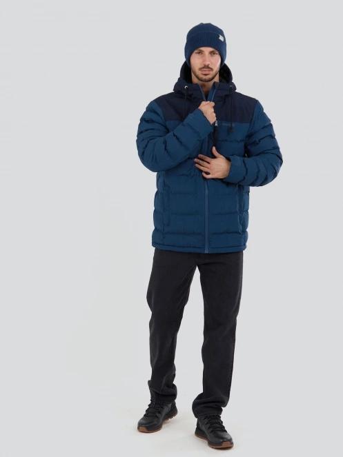 Fundango Passat Padded Jacket męski pikowana kurtka przejściowa niebieski 4