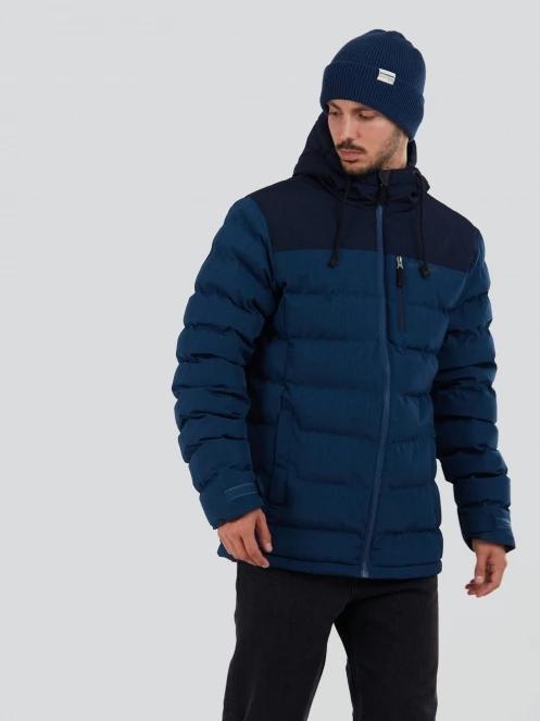 Fundango Passat Padded Jacket męski pikowana kurtka przejściowa niebieski 5