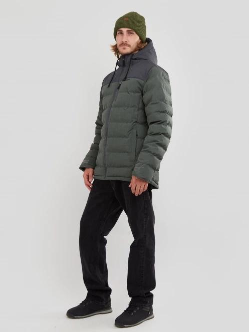 Fundango Passat Padded Jacket męski pikowana kurtka przejściowa zielony 4