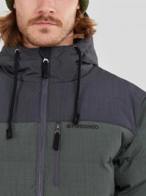 Fundango Passat Padded Jacket męski pikowana kurtka przejściowa zielony 6