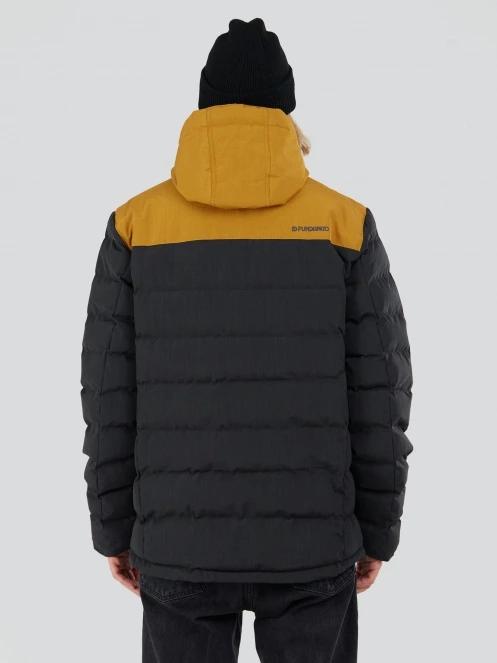 Fundango Passat Padded Jacket męski pikowana kurtka przejściowa czarny 3