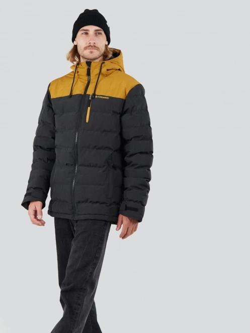 Fundango Passat Padded Jacket męski pikowana kurtka przejściowa czarny 5