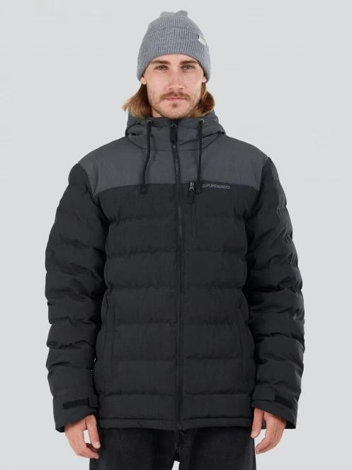 Fundango Passat Padded Jacket męski pikowana kurtka przejściowa szary 2