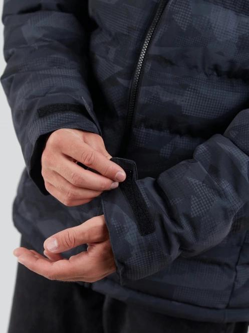 Fundango Passat Padded Jacket męski pikowana kurtka przejściowa czarny 6