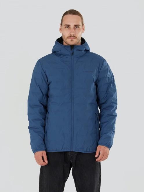 Fundango Smoke Hooded Jacket męski kurtka na wycieczki niebieski 2