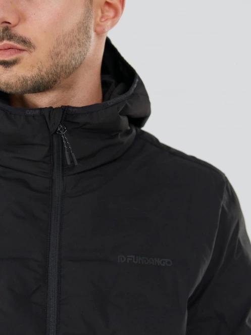 Fundango Smoke Hooded Jacket męski kurtka na wycieczki czarny 5