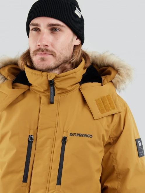 Fundango Spirit Parka Jacket męski kurtka zimowa żółty 6