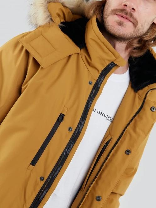 Fundango Spirit Parka Jacket męski kurtka zimowa żółty 8