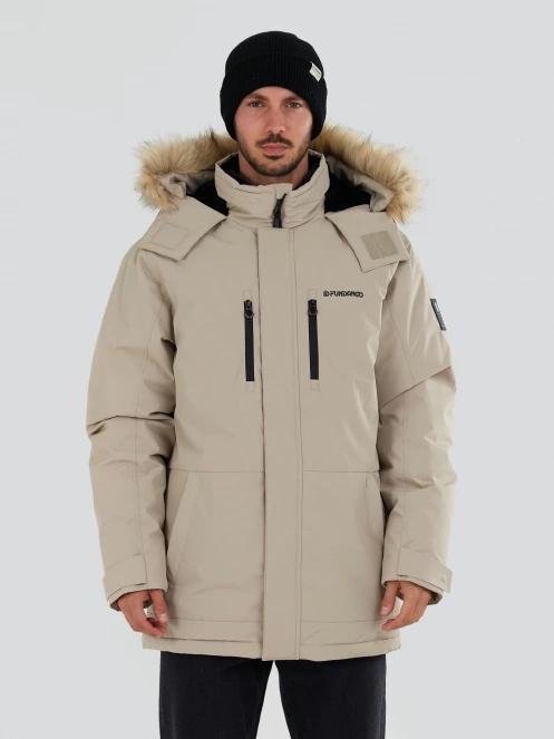 Fundango Spirit Parka Jacket męski kurtka zimowa piasek 2