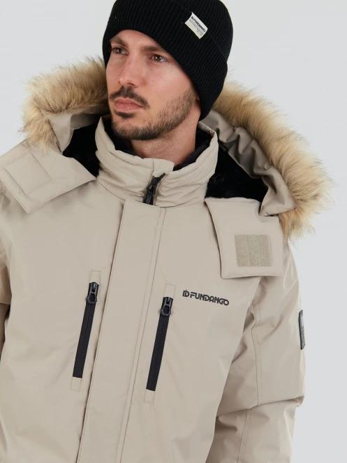 Fundango Spirit Parka Jacket męski kurtka zimowa piasek 6