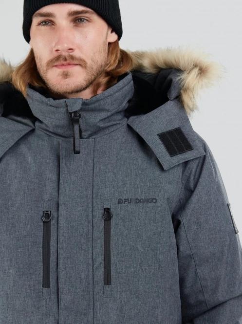 Fundango Spirit Parka Jacket męski kurtka zimowa szary 5