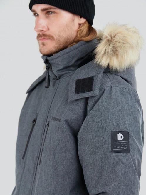 Fundango Spirit Parka Jacket męski kurtka zimowa szary 6