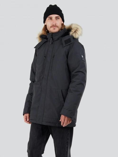 Fundango Spirit Parka Jacket męski kurtka zimowa czarny 2