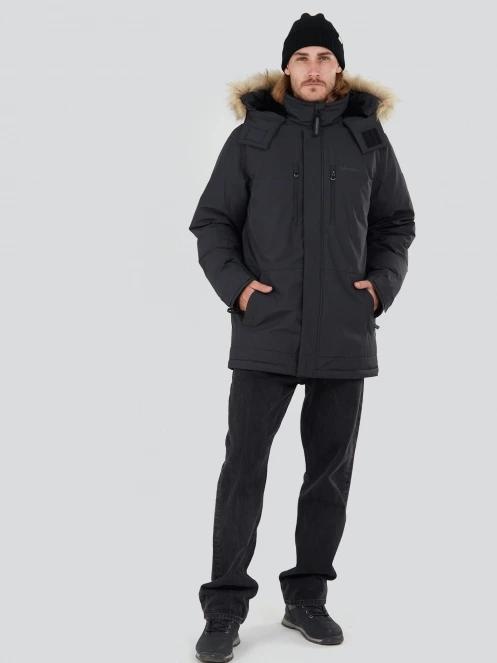 Fundango Spirit Parka Jacket męski kurtka zimowa czarny 4